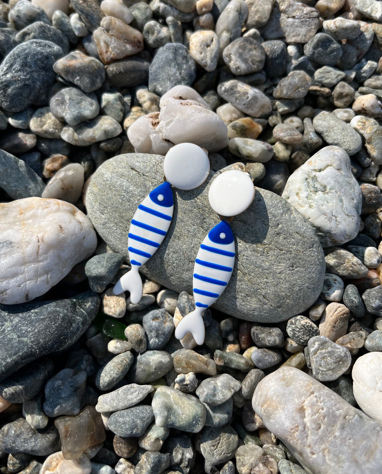 Blue Herring Orecchini