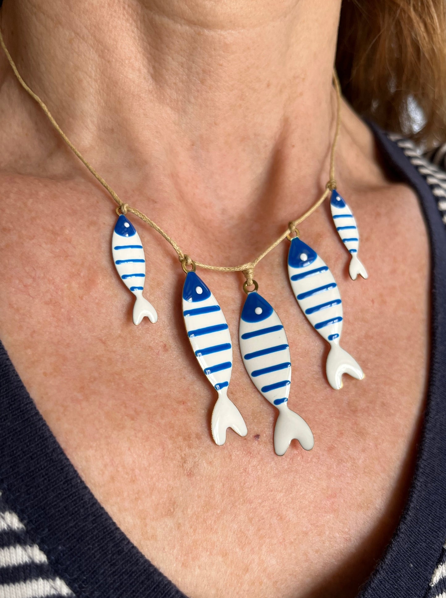 Blue Herring Collana